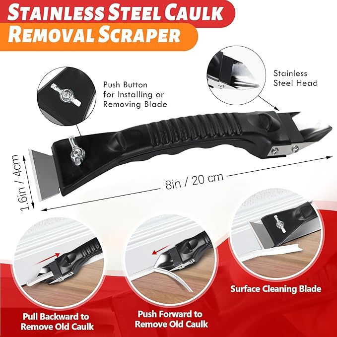 SealPro™ 360 Caulking Gun & Finishing Tool Set